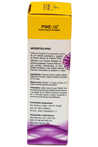 Extrato Aquoso de Própolis – Salomon Própolis 20ml Extrato Aquoso de Própolis – Salomon Própolis 20ml