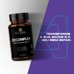 B Complex 120 Cápsulas Vitaminas do Complexo B Essential Nutrition - Essential Nutrition - Viva Nutrição