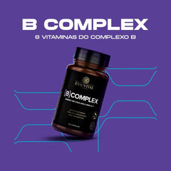B Complex 120 Cápsulas Vitaminas do Complexo B Essential Nutrition - Essential Nutrition - Viva Nutrição