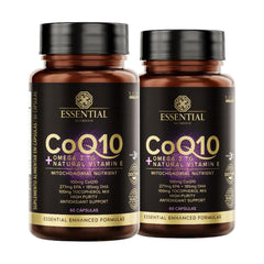 Coenzima Q10 Com Ômega 3 TG Kit 2 Unidades De 60 Cápsulas Essential - Essential Nutrition - Viva Nutrição