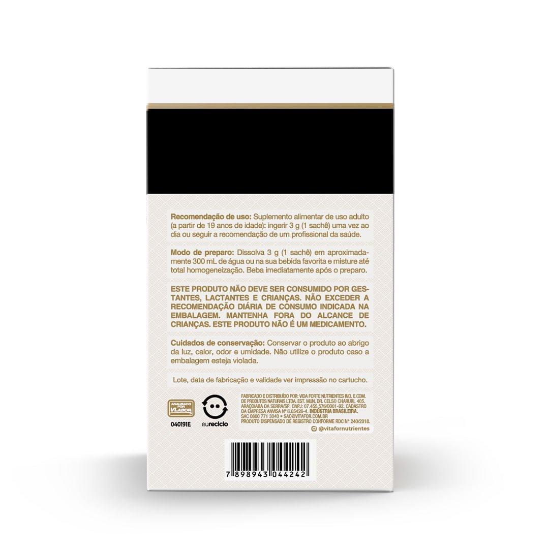 Creafort 30 Sachês de Creatina Pura Vegana Vitafor 3g Potencialize Seus Treinos - Vitafor - Viva Nutrição Creafort 30 Sachês de Creatina Pura Vegana Vitafor 3g Potencialize Seus Treinos - Vitafor - Viva Nutrição