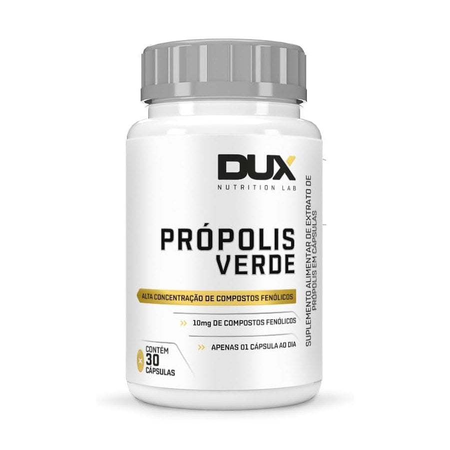 Dux Nutrition Própolis Verde 30 Cápsulas Benefícios Para Saúde - Dux Human Health - Viva Nutrição