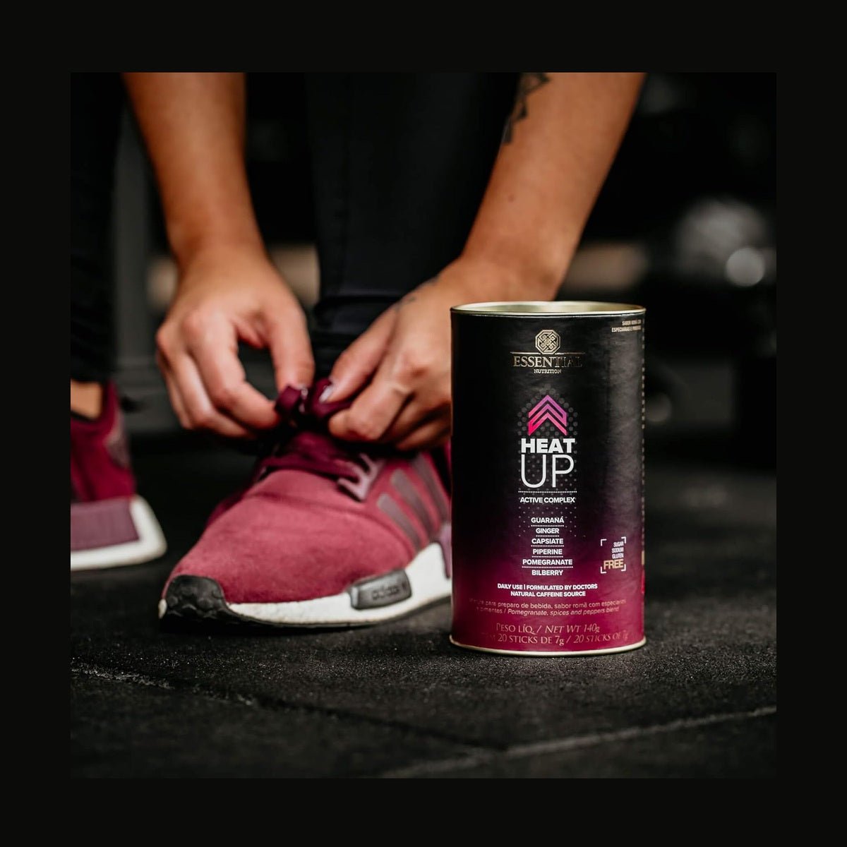 Heat Up 20 Paus de 7g Romã com Especiarias e Pimentas Essential Nutrition - Essential Nutrition - Viva Nutrição Heat Up 20 Paus de 7g Romã com Especiarias e Pimentas Essential Nutrition - Essential Nutrition - Viva Nutrição