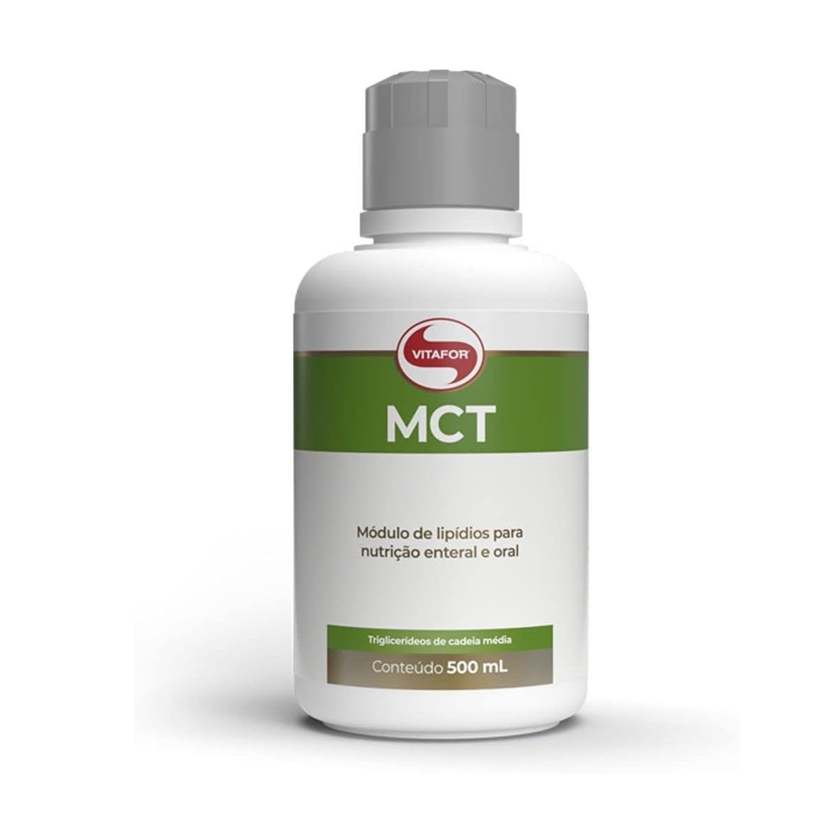 MCT 500ml Vitafor Triglicerídeos de Cadeia Média Sem Sabor Suplemento Líquido Sem Glúten - Vitafor - Viva Nutrição