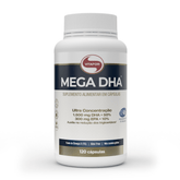 Mega DHA 1500mg Vitafor Cápsulas 120 Suplemento de Óleo de Peixe Com Alta Concentração de Omega 3 EPA e DHA - Vitafor - Viva Nutrição