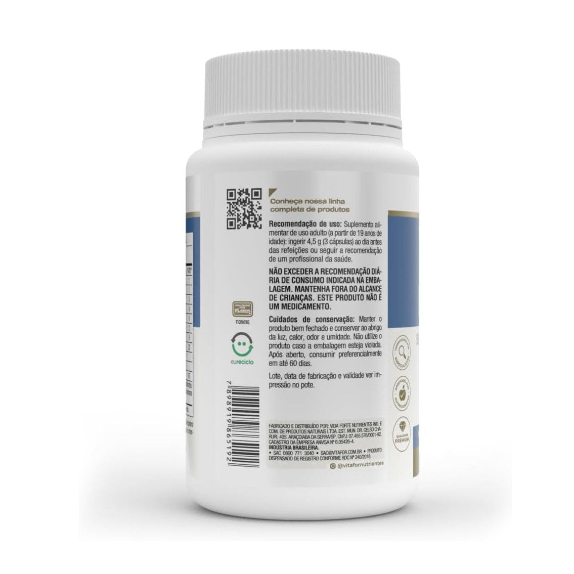 Ômega 3 Epa Dha 1g 60 Caps VitaFor - Vitafor - Viva Nutrição Ômega 3 Epa Dha 1g 60 Caps VitaFor - Vitafor - Viva Nutrição