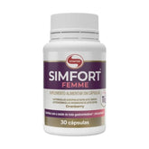 Simfort Femme Cranberry e Zinco Vitafor 30 Cápsulas - Vitafor - Viva Nutrição