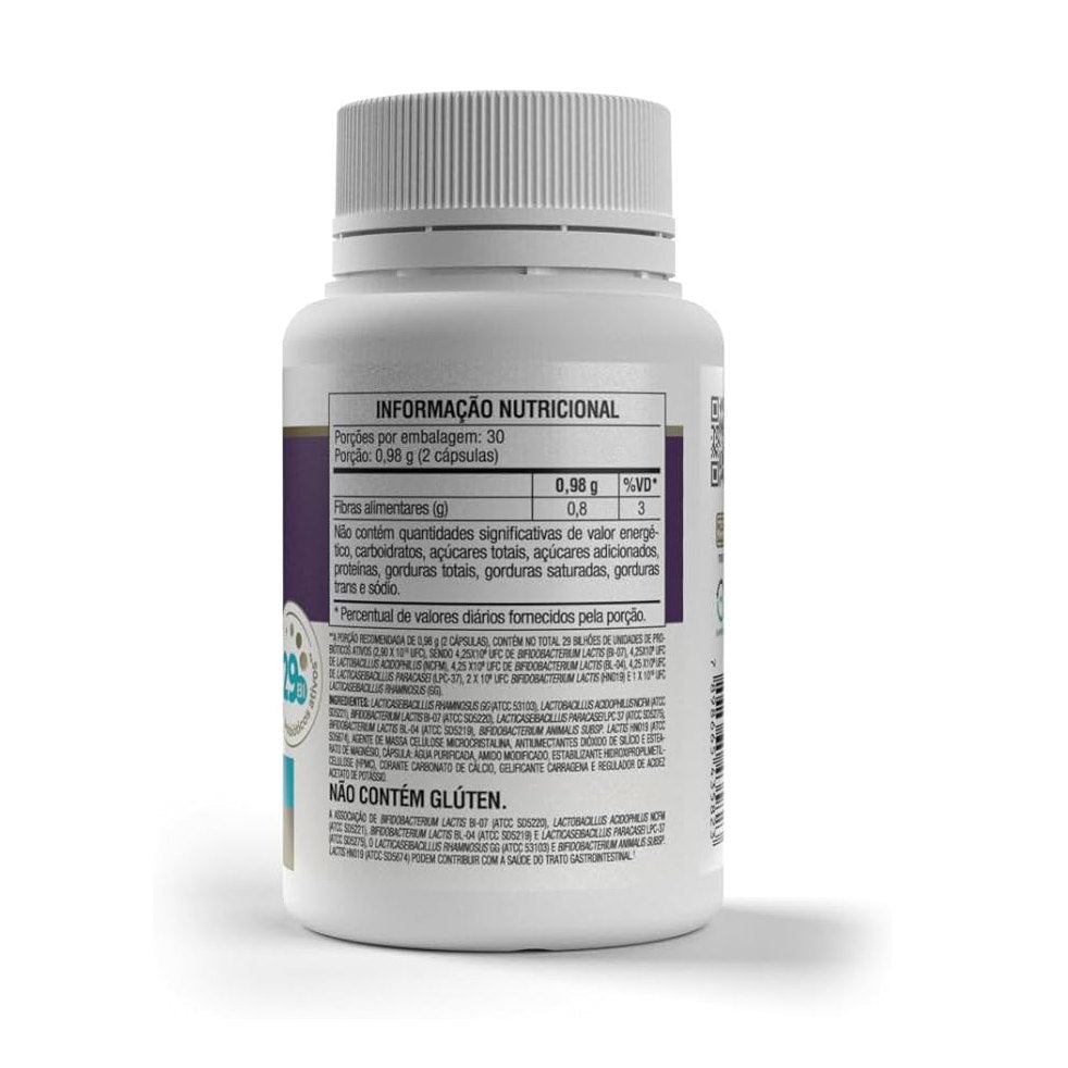 Simfort Ultra 60 Cápsulas Suplemento Alimentar com 29 Bilhões de Microrganismos Vivos - Vitafor - Viva Nutrição Simfort Ultra 60 Cápsulas Suplemento Alimentar com 29 Bilhões de Microrganismos Vivos - Vitafor - Viva Nutrição