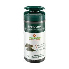 Spirulina 500 Miligramas 120 Cápsulas Meissen Suplemento Alimentar Natural - Meissen - Viva Nutrição