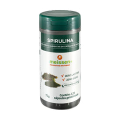Spirulina 500 Miligramas 120 Cápsulas Meissen Suplemento Alimentar Natural - Meissen - Viva Nutrição