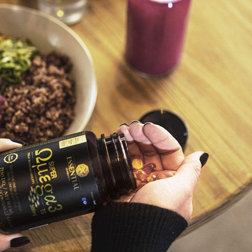 Super Ômega 3 Essential Nutrition 1G 60 Cápsulas - Essential Nutrition - Viva Nutrição Super Ômega 3 Essential Nutrition 1G 60 Cápsulas - Essential Nutrition - Viva Nutrição