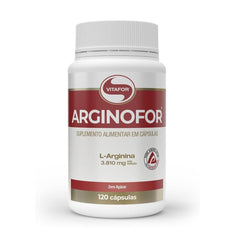 Vitafor Arginofor 120 Cápsulas L - Arginina Suplemento Sem Sabor - Vitafor - Viva Nutrição