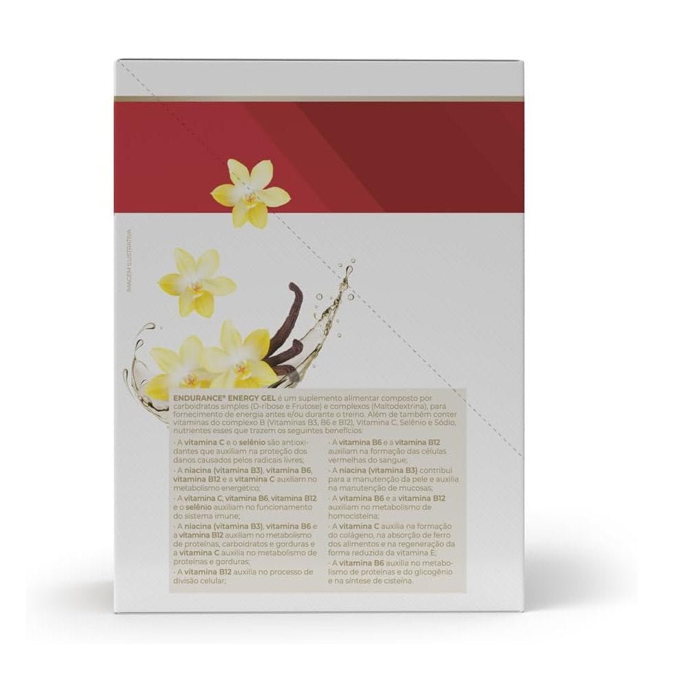 Vitafor Endurance Energy Gel 12 Sachês de 30g Baunilha - Vitafor - Viva Nutrição Vitafor Endurance Energy Gel 12 Sachês de 30g Baunilha - Vitafor - Viva Nutrição