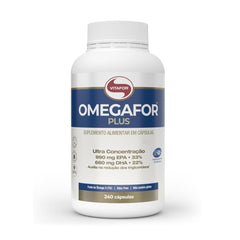 Vitafor Omegafor Plus 240 Cápsulas Óleo de Peixe Omega 3 - Vitafor - Viva Nutrição
