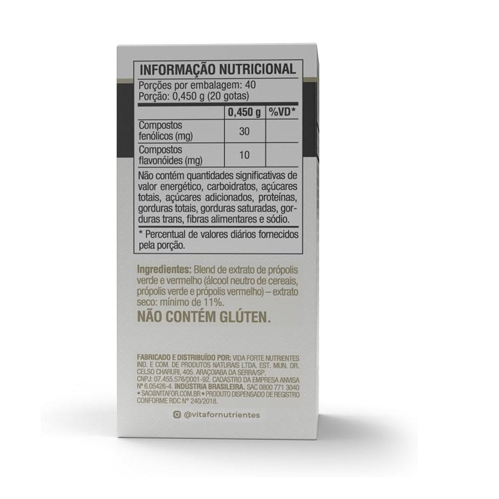 Vitafor Própolis 20ml Blend Exclusivo de Própolis Verde e Vermelho - Vitafor - Viva Nutrição Vitafor Própolis 20ml Blend Exclusivo de Própolis Verde e Vermelho - Vitafor - Viva Nutrição
