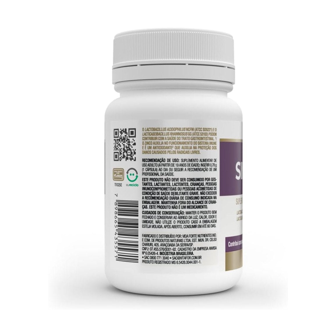 Vitafor Simfort Femme Suplemento Alimentar com Cranberry Probióticas e Zinco 15 Cápsulas - Vitafor - Viva Nutrição Vitafor Simfort Femme Suplemento Alimentar com Cranberry Probióticas e Zinco 15 Cápsulas - Vitafor - Viva Nutrição