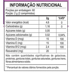 Amora Mastigável com Vitaminas E D e B12 Comprimidos Unilife - Unilife - Viva Nutrição