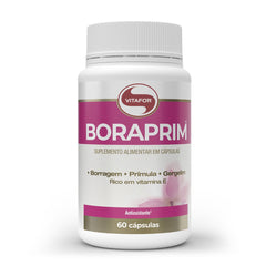 Boraprim 60 Cápsulas de 1g Vitafor Para Saúde Feminina e Equilíbrio Hormonal - Vitafor - Viva Nutrição