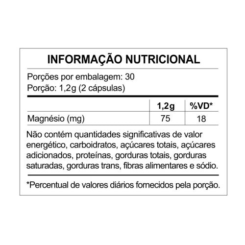 Cloreto de Magnésio P A 60 Cápsulas Meissen - Meissen - Viva Nutrição