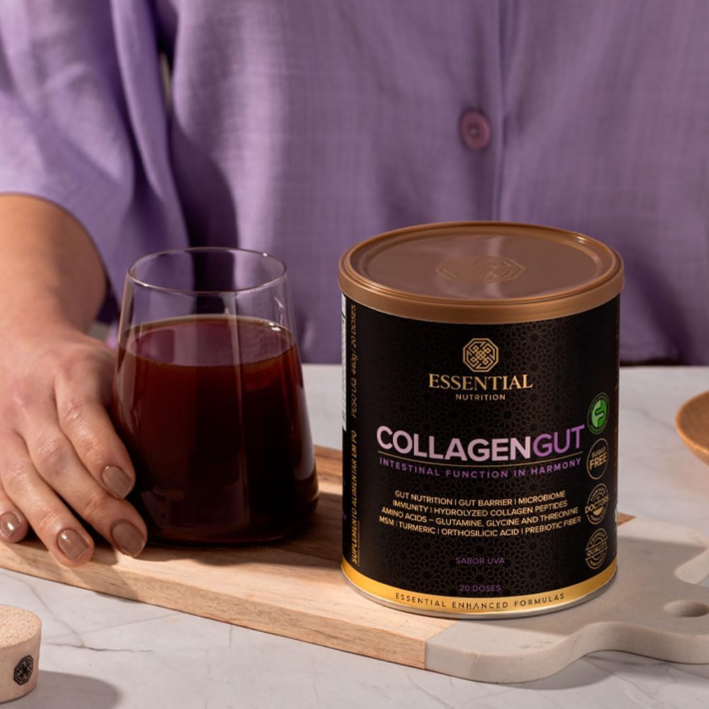 Colágeno Gut Uva 440g Essential Nutrition - Essential Nutrition - Viva Nutrição