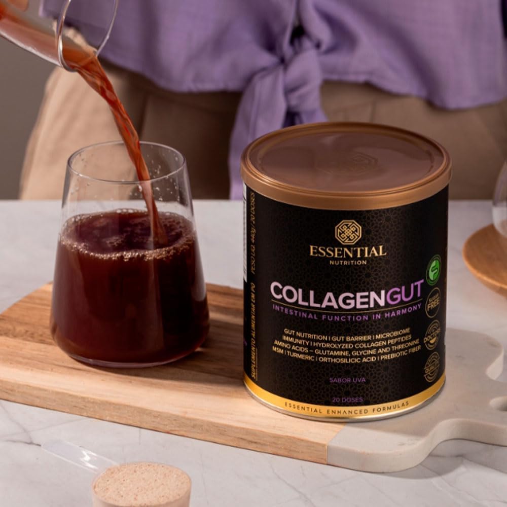 Colágeno Gut Uva 440g Essential Nutrition - Essential Nutrition - Viva Nutrição