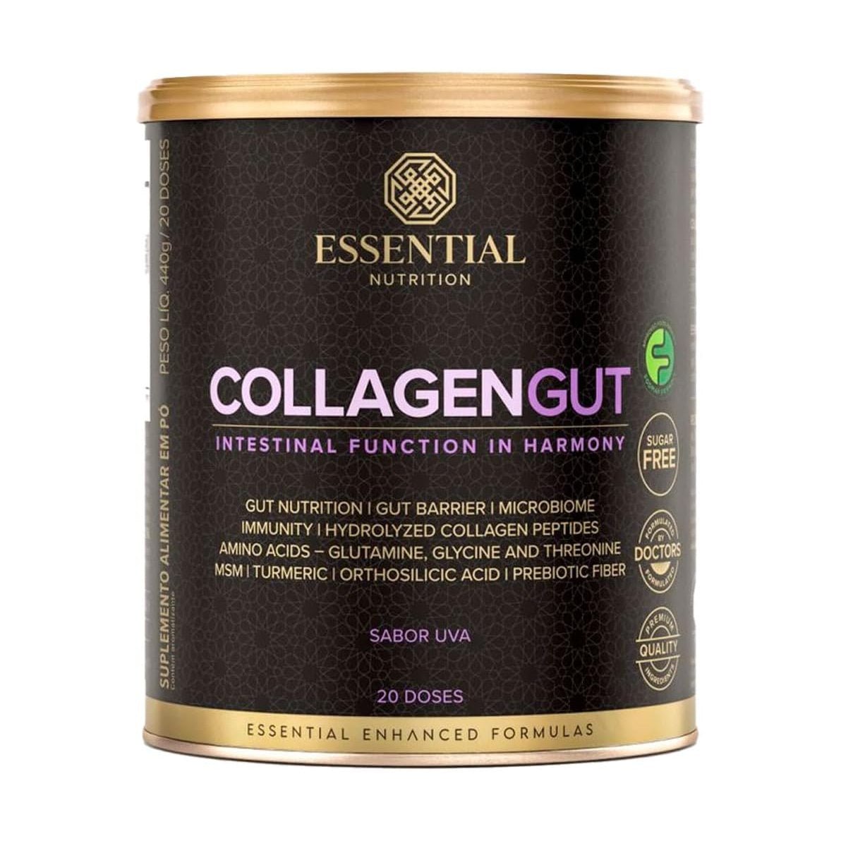 Colágeno Gut Uva 440g Essential Nutrition - Essential Nutrition - Viva Nutrição