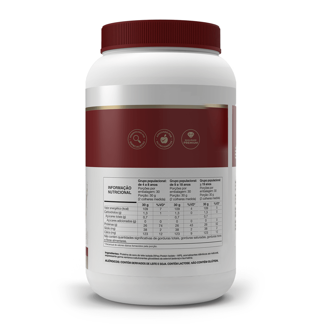 Isofort Baunilha 900g Vitafor Proteína Isolada do Soro do Leite Sem Glúten Sem Lactose - Vitafor - Viva Nutrição