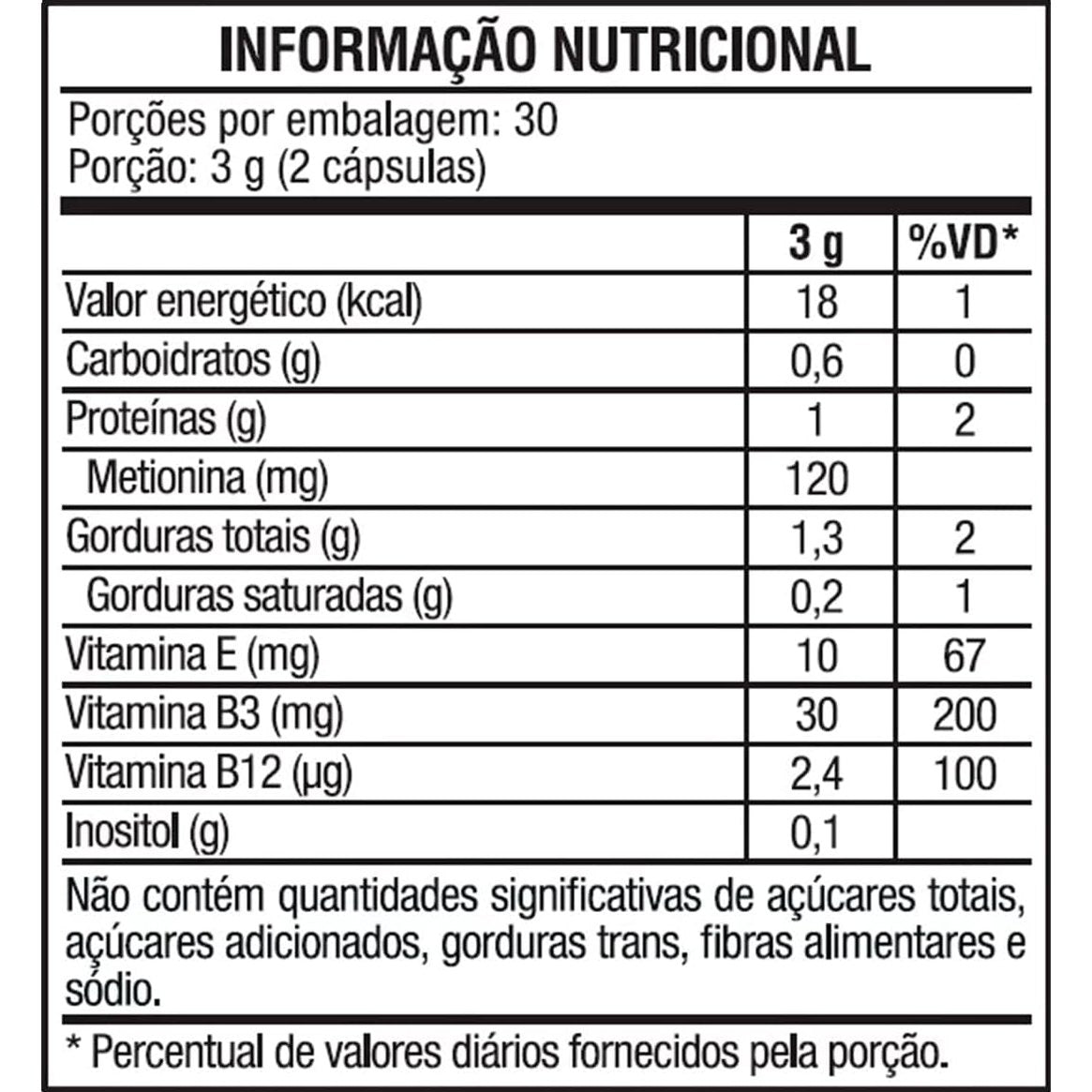Kit 2 Hepatofor Vitafor 60 Cápsulas Suplemento Alimentar Com Inositol L Metionina Clorofila Vitaminas E B3 E B12 - Vitafor - Viva Nutrição