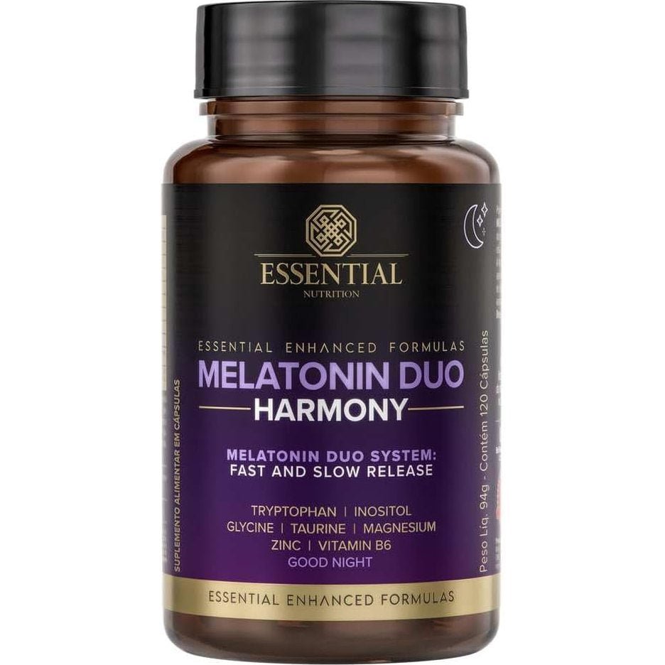 Melatonina Harmony 120 Caps - Nutrição Essencial - Essential Nutrition - Viva Nutrição
