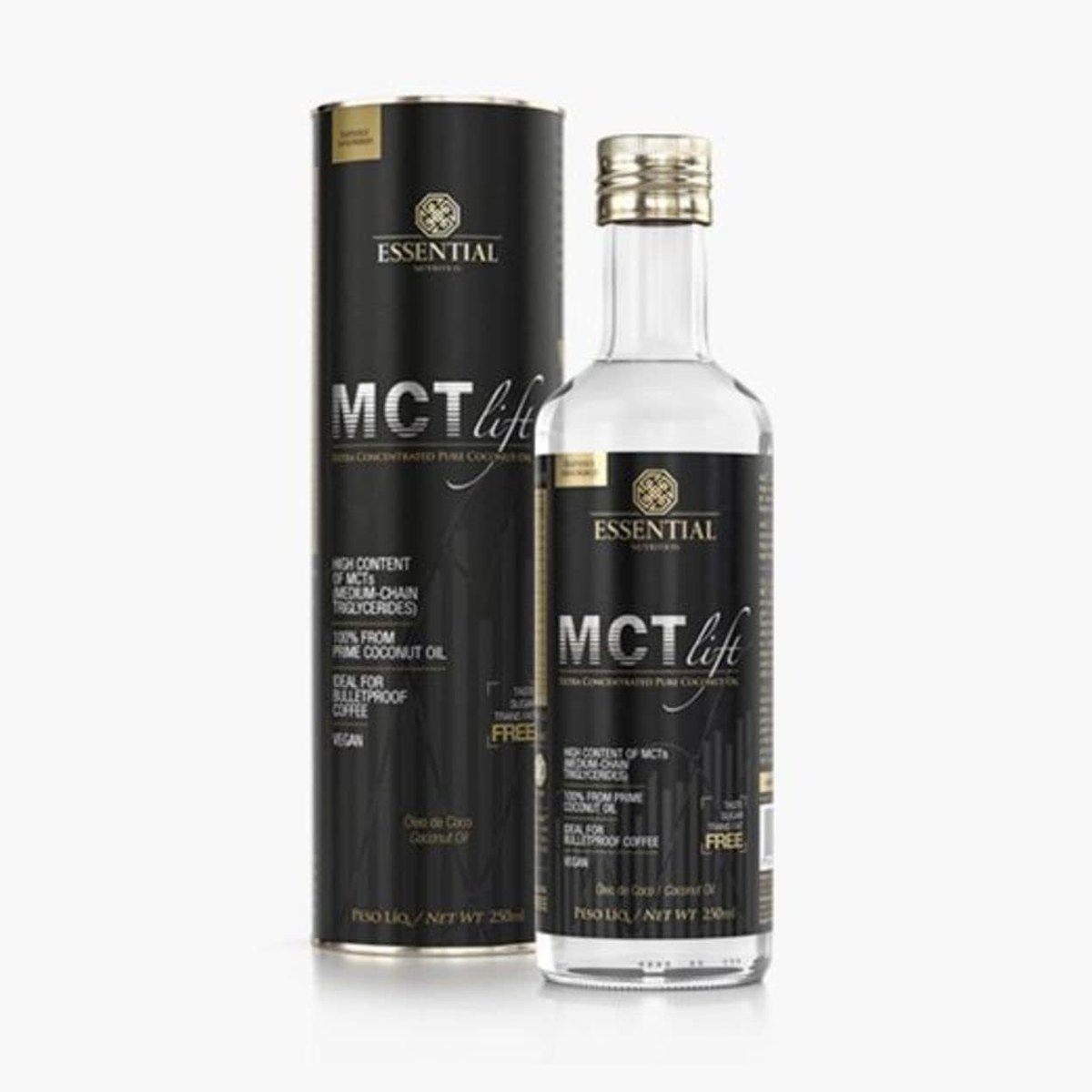 Óleo De Coco MCT Lift 250Ml Essencial Nutrition - Essential Nutrition - Viva Nutrição