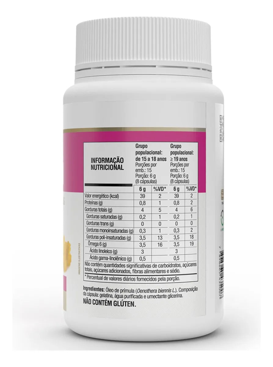 Profem Óleo De Prímula 120 Cápsulas Vitafor Para Saúde Feminina - Vitafor - Viva Nutrição