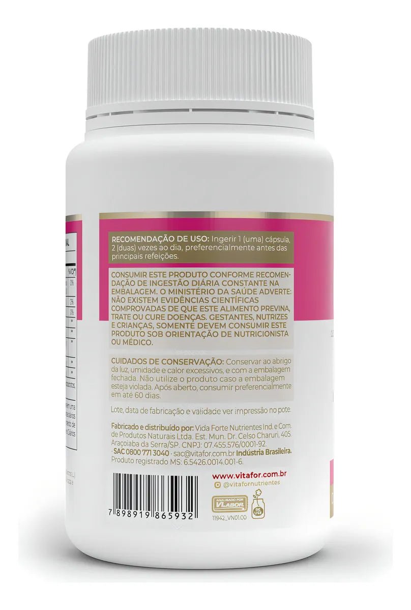 Profem Óleo De Prímula 120 Cápsulas Vitafor Para Saúde Feminina - Vitafor - Viva Nutrição