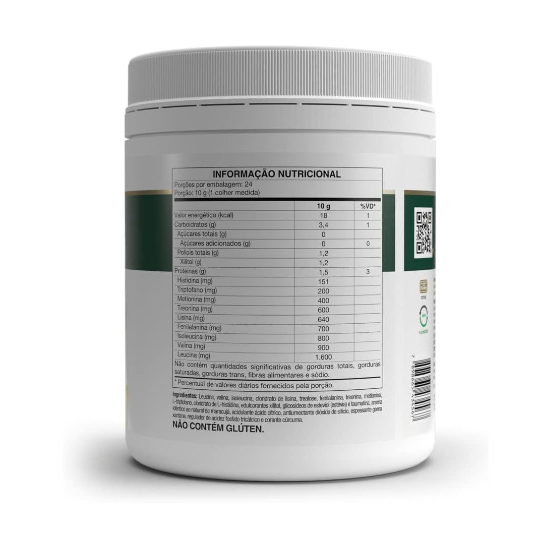 Vitafor Aminovita 240g Sabor Maracujá Suplemento Alimentar com Aminoácidos de Origem Vegetal - Vitafor - Viva Nutrição