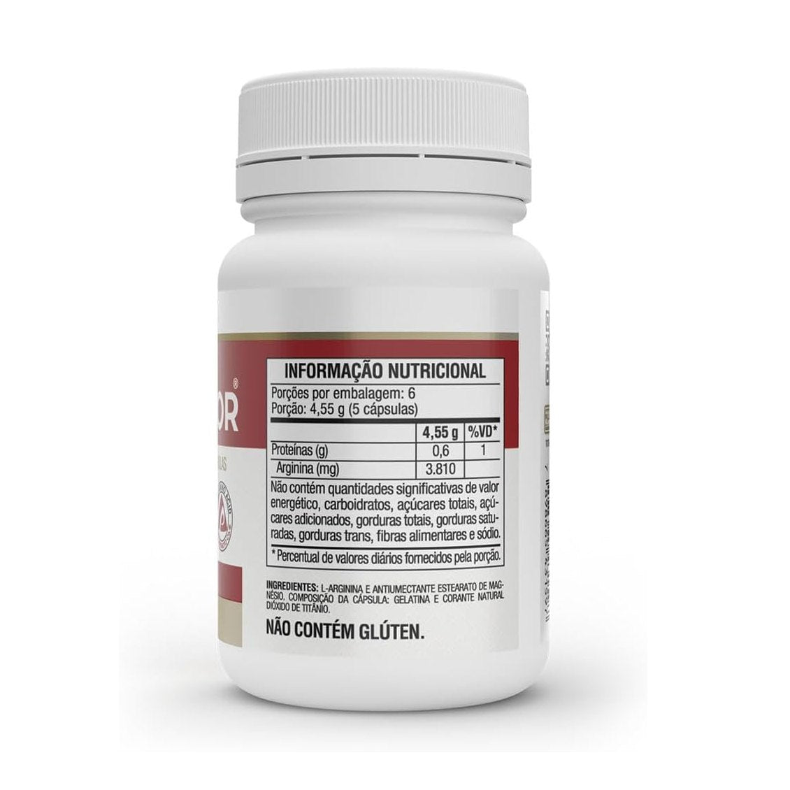 Vitafor Arginofor 30 Cápsulas L - Arginina Suplemento Sem Sabor - Vitafor - Viva Nutrição