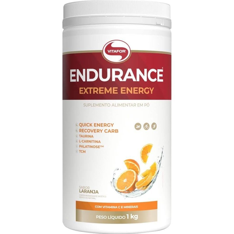 Vitafor Endurance Extreme Energy 1000g Laranja - Vitafor - Viva Nutrição