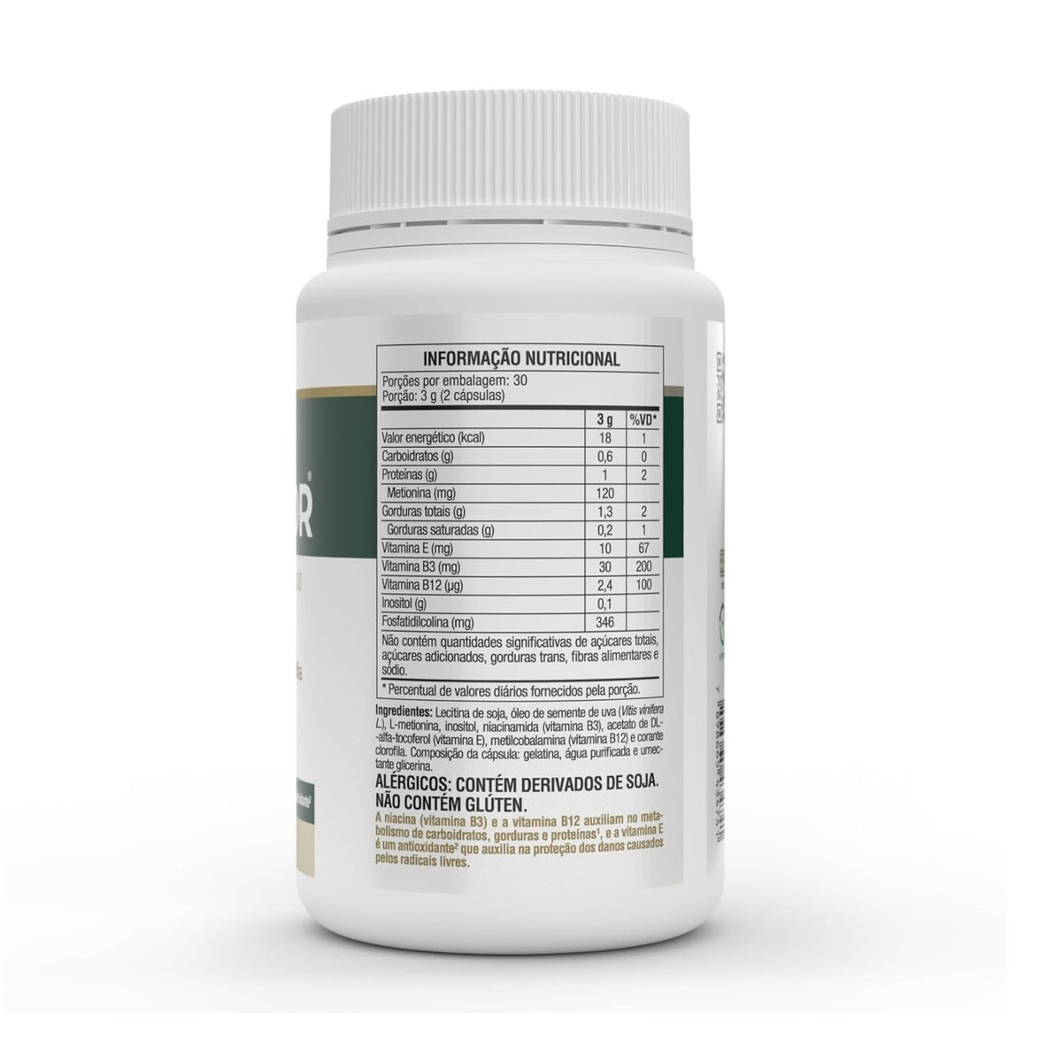 Vitafor Hepatofor 60 Cápsulas Suplemento Alimentar com Inositol L Metionina e Vitaminas - Vitafor - Viva Nutrição