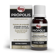 Vitafor Própolis 20ml Blend Exclusivo de Própolis Verde e Vermelho - Vitafor - Viva Nutrição