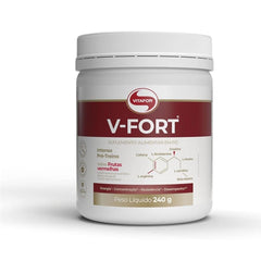 Vitafor V - Fort 240g Frutas Vermelhas Suplemento Alimentar com Aminoácidos Cafeína Vitaminas e Minerais - Vitafor - Viva Nutrição
