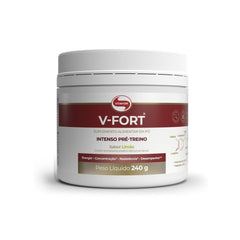 Vitafor V - Fort 240g Suplemento Pré Workout Limão - Vitafor - Viva Nutrição