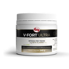 Vitafor V Fort Ultra 240g Sabor Limão Suplemento Alimentar Complexo B Magnésio Vitamina E Zinco Vitamina C - Vitafor - Viva Nutrição