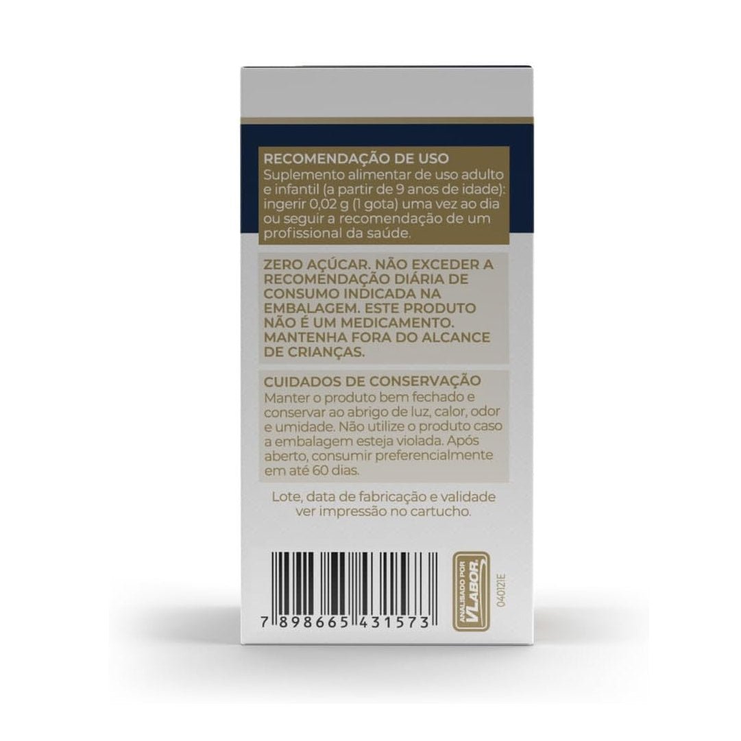 Vitafor Vita D3 Líquida 2000 UI Gota 10ml Suplemento Alimentar Vitamina D3 - Vitafor - Viva Nutrição